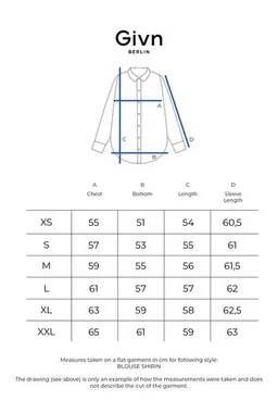 Givn Berlin Givn Berlin Bluse GBSHIRIN aus Cupro (Bemberg) mit Wasserfallausschnitt – Produktbild 1 von 1