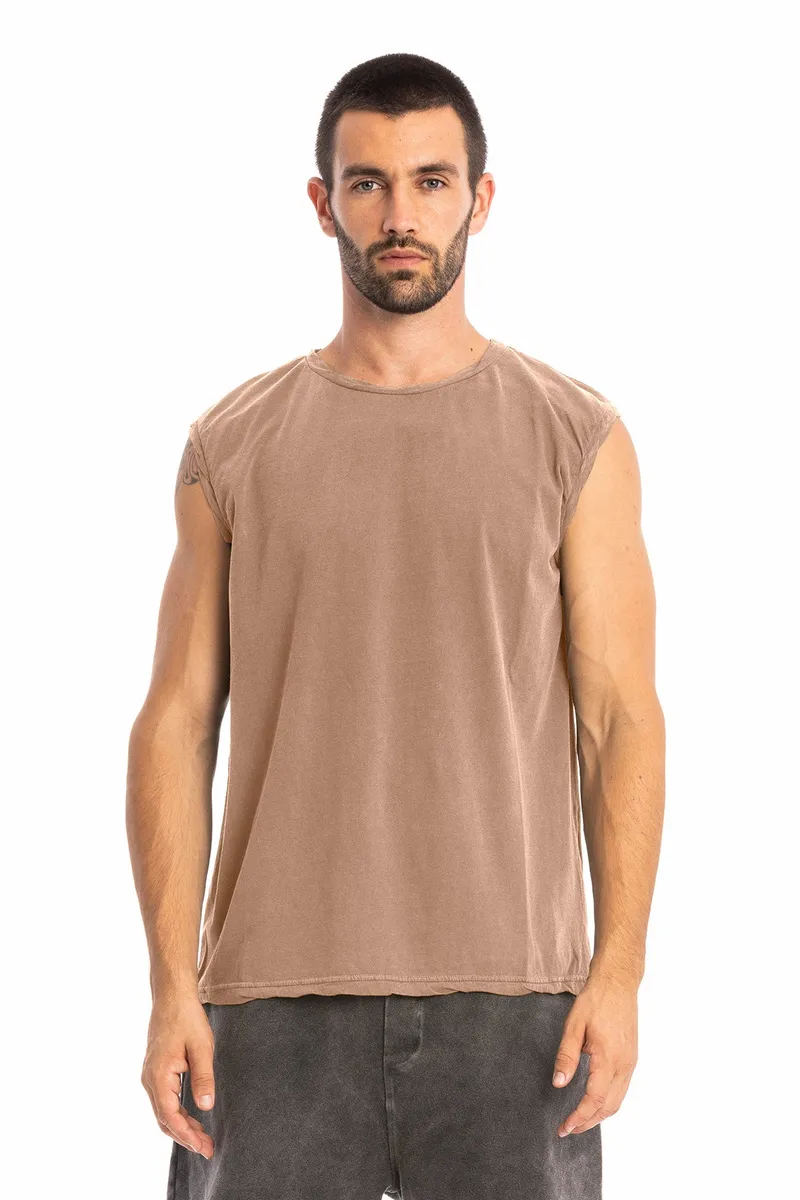 RAVENS VIEW IBIZA RAVENS VIEW IBIZA Herren vegan T-Shirt Bodhi Ns Taupe Braun, Hellbraun, – Produktbild 1 von 2