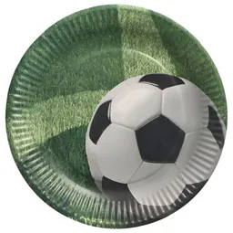 PAPSTAR PAPSTAR Pappteller Teller, Pappe rund Ø 23 cm Football 10 Stk – Produktbild 1 von 1