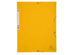 Exacompta 25 Exacompta Sammelmappen, Colorspan-Karton, 400 g/m², DIN A4, 3 Klappen, gelb – Produktbild 1 von 1