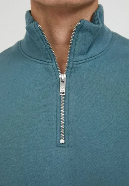 ARMEDANGELS ARMEDANGELS RAALPH TWOTONE - Herren Sweatshirt aus Bio-Baumwolle, Atlantic green-sea green, – Produktbild 3 von 4