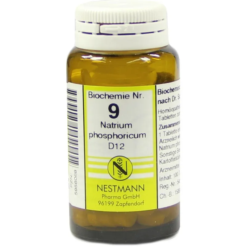 Nestmann Pharma BIOCHEMIE 9 Natrium phosphoricum D 12 Tabletten 100 St Tabletten – Produktbild 1 von 1