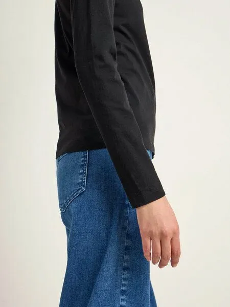 LANIUS LANIUS Rollkragenshirt aus Bio-Baumwolle, Black, – Produktbild 8 von 8