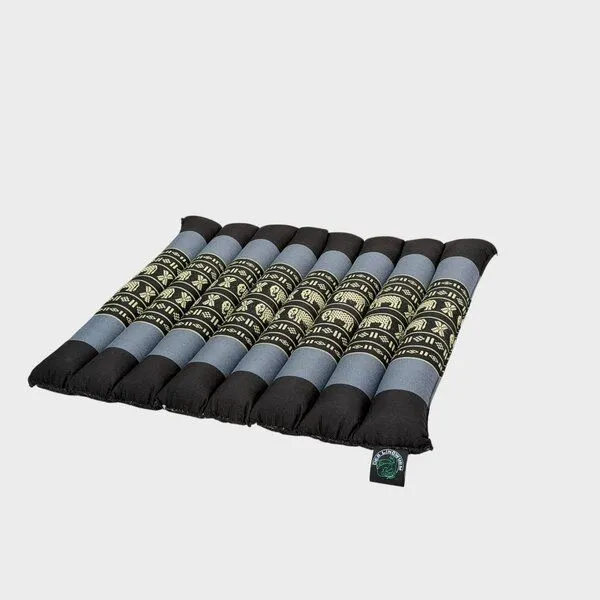 Der Lindwurm Der Lindwurm Sitzkissen mit Kapokfüllung, Hellblau/schwarz, – Produktbild 1 von 1