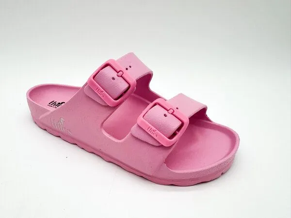 thies Vegane Ecofoam Sandale thies, Flamingo, – Produktbild 3 von 4