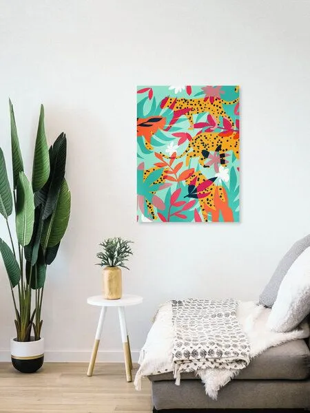 Photocircle Photocircle Poster / Leinwandbild - Chasing The Cheetah – Produktbild 4 von 4