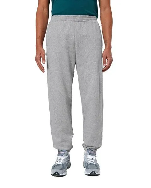 YTWOO YTWOO Nachhaltige Unisex Jogginghose aus 100% hochwertiger schwerer Bio-Baumwolle mit Dry Handyfeel 400 G/M, Hellgrau meliert, – Produktbild 2 von 2