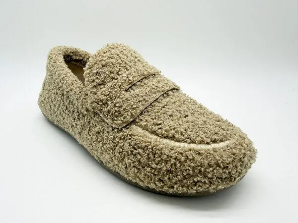 thies thies 1856 ® Rec Teddy Loafer aus rec. Kunstfell, Beige, – Produktbild 3 von 4
