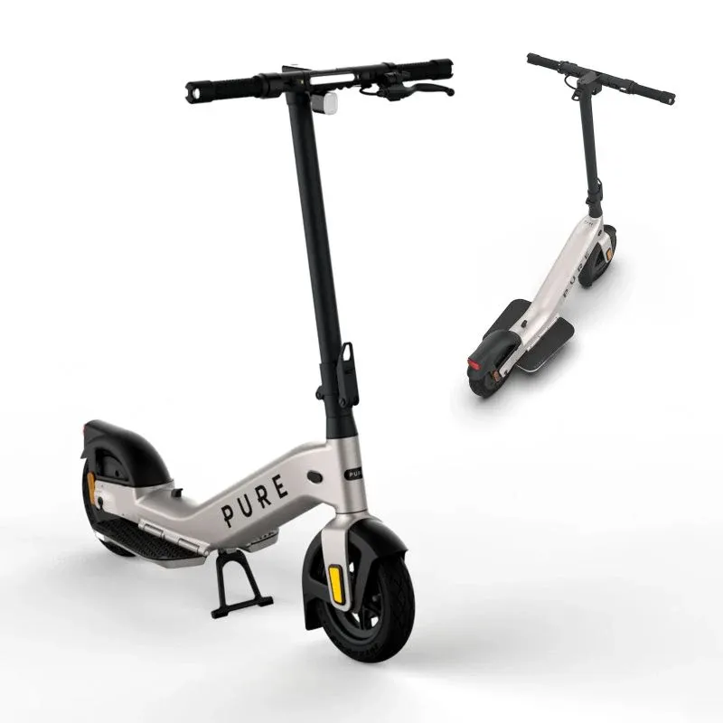 Pure Advance+ Platinum Silver E-Scooter – Produktbild 1 von 1