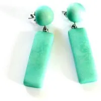 Mekhada Mekhada Tagua Ohrstecker ENZO, Mint, – Produktbild 1 von 1