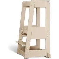 tiSsi Lernturm Felix mitwachsend, Buche massiv 40 x 91 x 45 cm, cashmere, Natur, – Produktbild 1 von 1