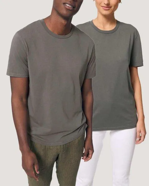 YTWOO YTWOO Vintage T-Shirt für Sie & Ihn | Bio Baumwolle | fair & nachhaltig, Anthrazit, – Produktbild 1 von 4