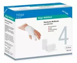 Höga-Pharm HÖGA MUBILAST Fixierbinde 4 cmx4 m m.Cellophan 1 St Binden – Produktbild 1 von 1