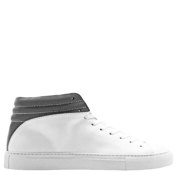 nat-2 hoher Sneaker aus Leder nat-2 Sleek white reflective in weiß – Produktbild 1 von 4