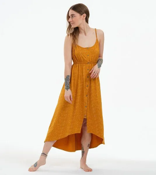 Gary Mash GARY MASH Kleid Amelia aus LENZING ECOVERO Mix, Gelb, – Produktbild 1 von 4