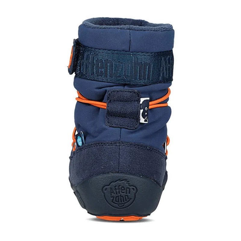 Affenzahn Affenzahn Snowy Elephant AFZ-SSW - Stiefel mit Futter - Barfußschuhe für Kinder, Blau, – Produktbild 3 von 8