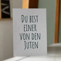 ilovemixtapes ilovemixtapes Postkarte „du bist einer von den juten" A6 – Produktbild 1 von 1