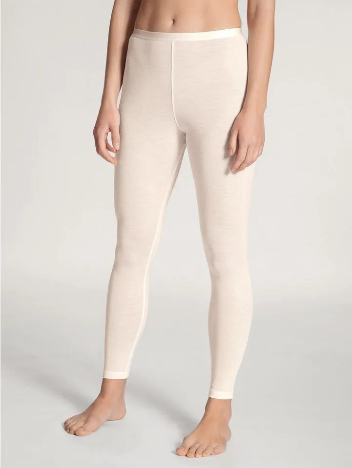 CALIDA CALIDA Leggings True Confidence Damen (1-tlg) temperaturausgleichend, leicht und geschmeidig, aus Wolle und Seide, Beige, – Produktbild 2 von 5