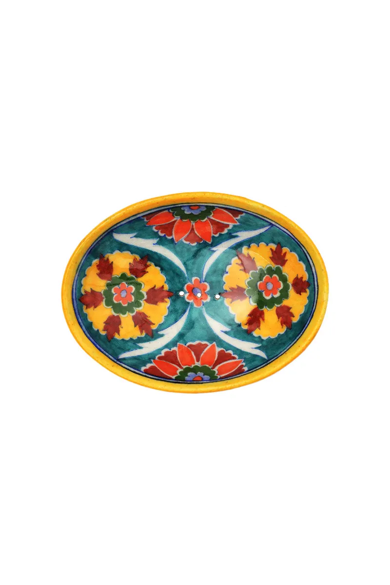 Tranquillo Seifenschale BLUE POTTERY - rot – Produktbild 1 von 3