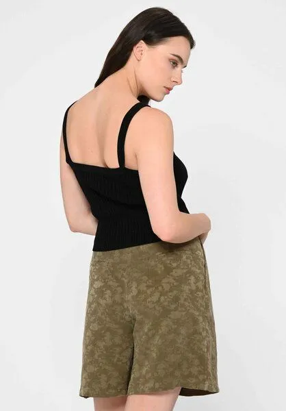Lovjoi Lovjoi Shorts CABANAA aus TENCEL Lyocell, Olivia (grün), – Produktbild 3 von 4