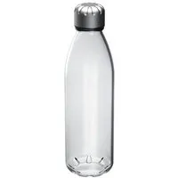 elasto elasto Glasflasche "Colare" 0,60 l - Allzweck Trinkflasche mit Metalldeckel, Transparent, – Produktbild 1 von 1