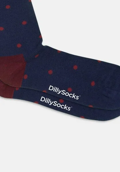 DillySocks DillySocks Socken „Sparse Dots 2er Set“, Petrol - dark blue, – Produktbild 4 von 4