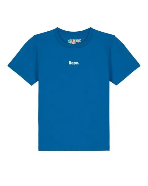 watabout.kids watabout.kids T-Shirt Kinder Nope, Royal blue, – Produktbild 1 von 2