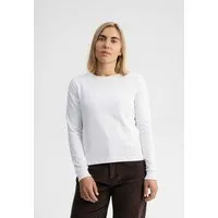 MELA MELA Langarmshirt schwer Style AASTHA aus 100% Bio-Baumwolle, Weiss, – Produktbild 1 von 1