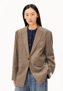ARMEDANGELS ARMEDANGELS Jackenblazer CHECK OVERSIZED Blazer aus Bio-Baumwoll Mix (1-tlg) – Produktbild 1 von 1