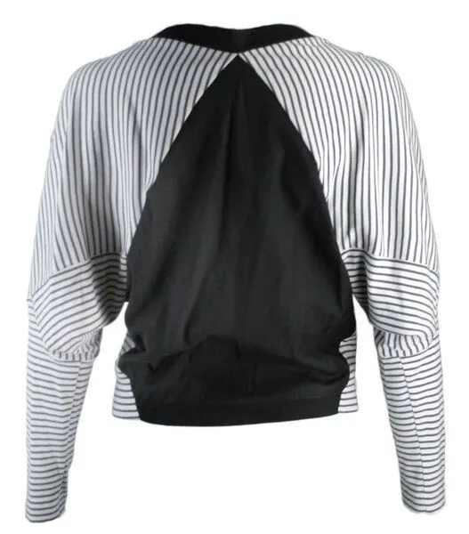 FORMAT FORMAT Pulli, Longsleeve CIRC sweater, Gestreift (schwarz), – Produktbild 1 von 2