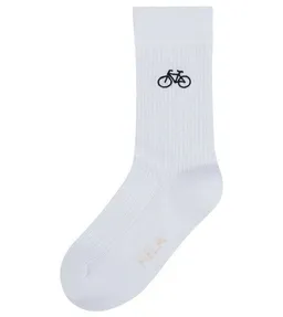 MELA MELA Gerippte Socken Bike aus Biobaumwoll-Mix – Produktbild 1 von 1