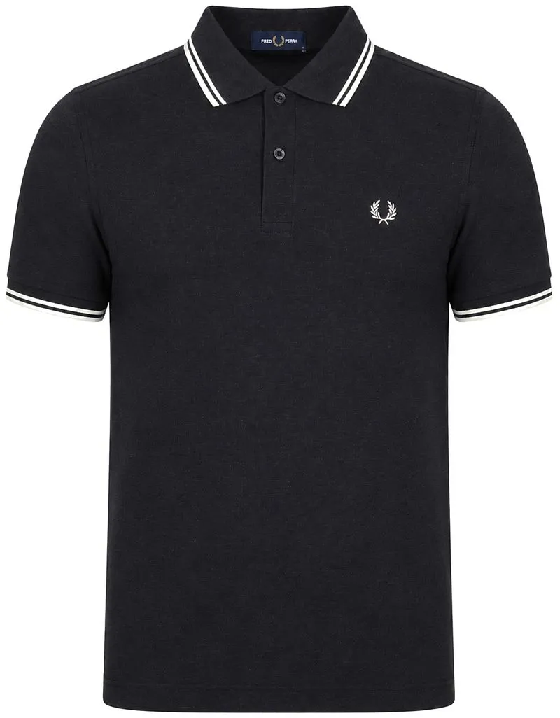 Fred Perry Fred Perry Polo Tipped M3600 Grau 89C - Größe XXL, Anthrazit, – Produktbild 2 von 3