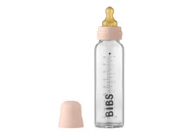 BIBS BIBS Babyflasche aus Glas im Komplett-Set Blush 225 ml – Produktbild 1 von 1