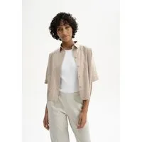 MELA Bluse kurzärmlig Style RINARA | von MELA | Fairtrade & GOTS zertifiziert, Birke melange, – Produktbild 1 von 1