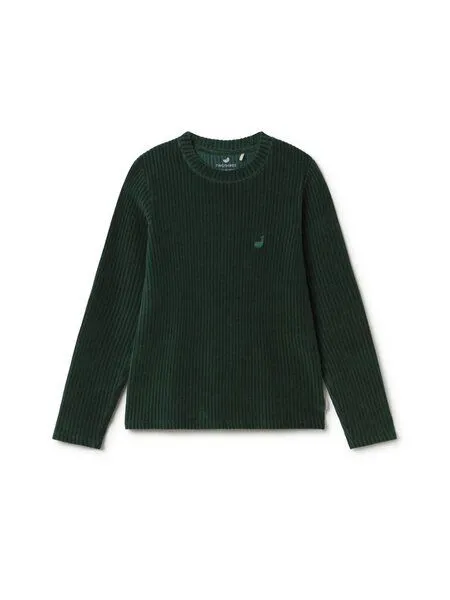 TWOTHIRDS TWOTHIRDS Velour-Top Eparses, Dark green, – Produktbild 1 von 3