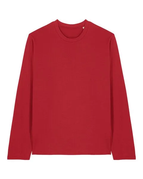 Greenspired Greenspired Umweltfreundliches Unisex-Langarmshirt aus 100 % Biobaumwolle 180 g/m² XXS-3XL, Rot, – Produktbild 1 von 1