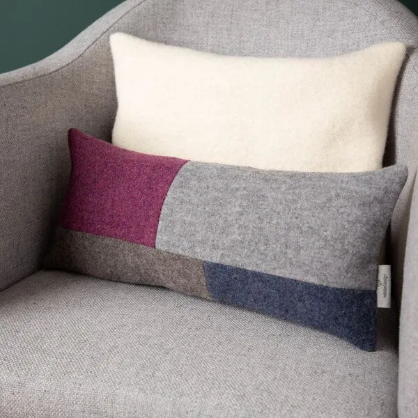 nahtur-design nahtur-design Rückenkissen mit Wollefüllung | Rückenstützkissen, No_17 (bunt), – Produktbild 1 von 4