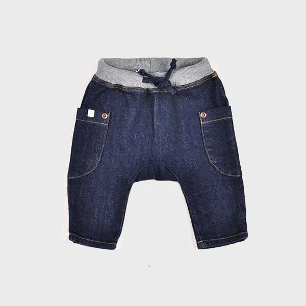 OrganicEra Baby-Haremshose 'OrganicEra' aus Bio-Baumwoll-Denim – Produktbild 2 von 2