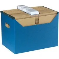 Hängeregistraturbox blau für A4 – Produktbild 1 von 1