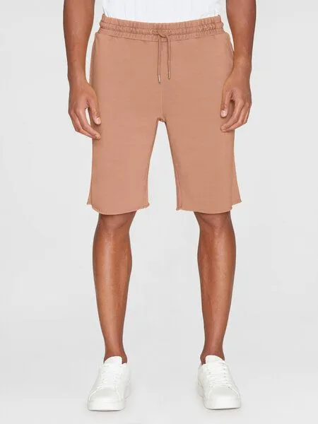 KnowledgeCotton Apparel KnowledgeCotton Apparel Sweatshorts BIRCH aus Bio-Baumwolle, Braun (chocolate malt), – Produktbild 1 von 4