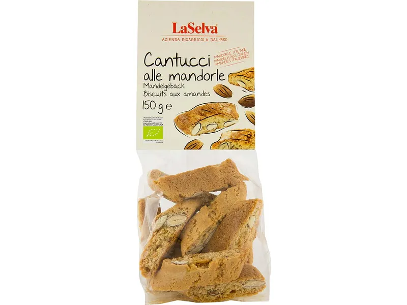 LaSelva LaSelva Bio-Mandelgebäck "Cantucci alle mandorle", 150 g – Produktbild 1 von 1