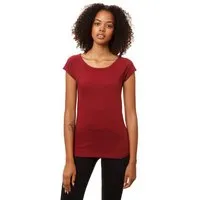 FellHerz FellHerz Damen T-Shirt Bio & Fair & Vegan, Rot, – Produktbild 1 von 2