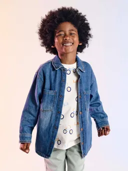 Vertbaudet Vertbaudet Jungen Jeanshemd – Produktbild 1 von 1