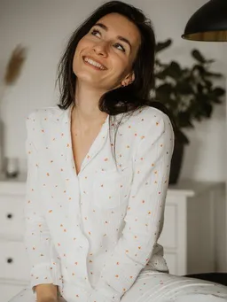 Hutch&Putch Hutch&Putch Musselin Pyjama Set 2-teilig Langarm Damen – Produktbild 1 von 1