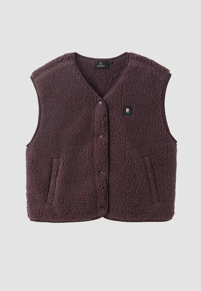 recolution Damen Fleeceweste aus recyceltem Polyester - FARGESIA - recolution, Dark grape (lila), – Produktbild 1 von 1