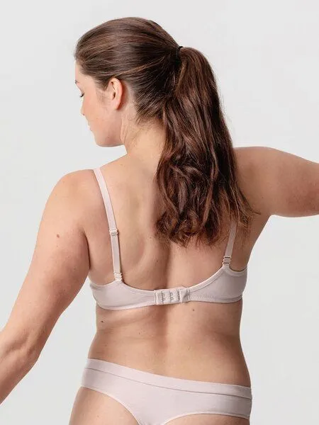 erlich textil erlich textil Amela bügelloser BH aus Bio-Baumwolle, made in Europe, Cappuccino, – Produktbild 4 von 6