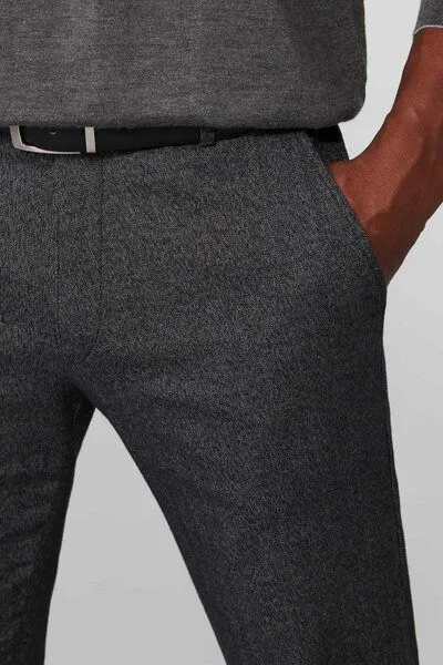 Meyer MEYER Super-Stretch Woollook Chino, Grau (mid grey), – Produktbild 4 von 4