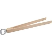 Grillzange aus Holz mit integriertem Flaschenöffner – Produktbild 1 von 1