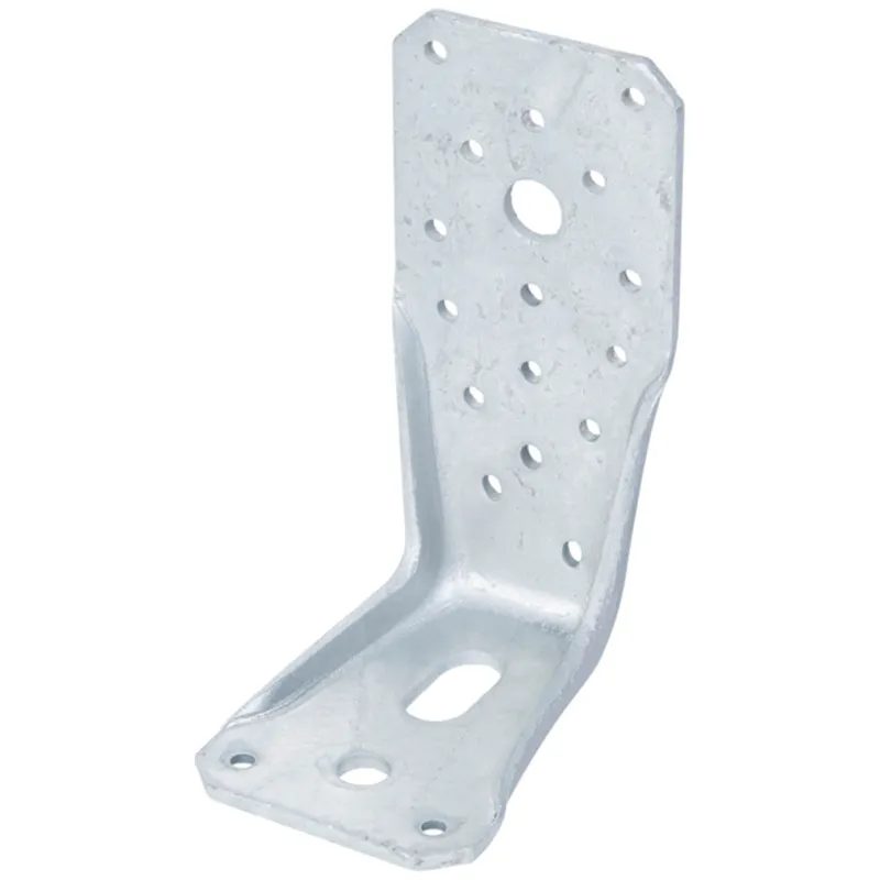 Alberts ALBERTS KR-Winkelverbinder, mit Langloch, feuerverzinkt, TxHxB: 135x85x65 mm – Produktbild 1 von 1