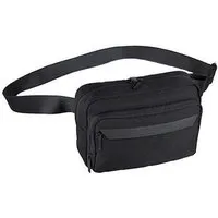 Quadra Quadra Cross Body Bag Airside aus recycelten Material, Schwarz, – Produktbild 1 von 1